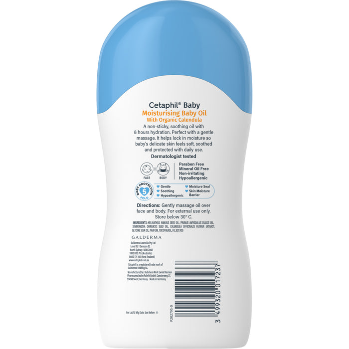 Cetaphil Baby Calendula Moisturising Oil 200ml
