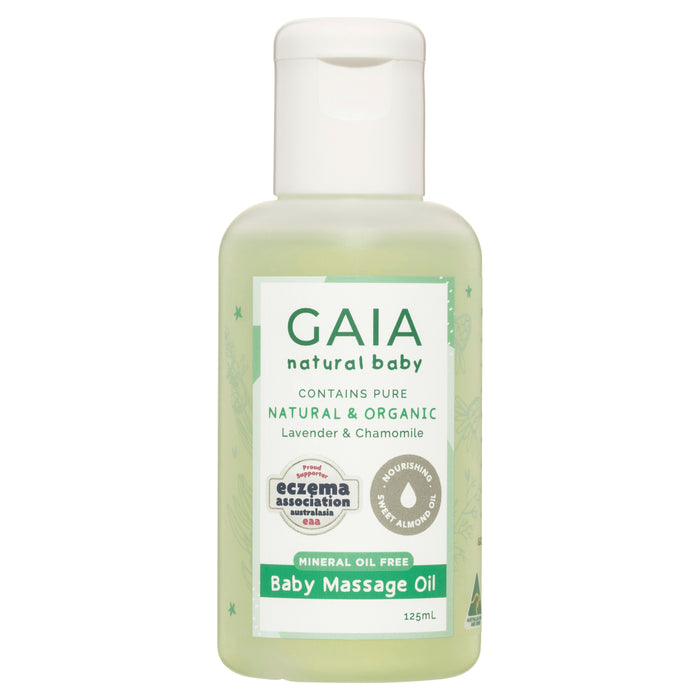 Gaia Natural Baby Baby Massage Oil 125ml.