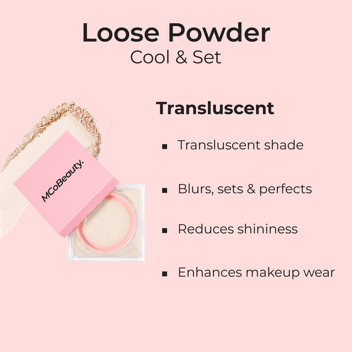 MCo Beauty Loose Powder Cool & Set Translucent