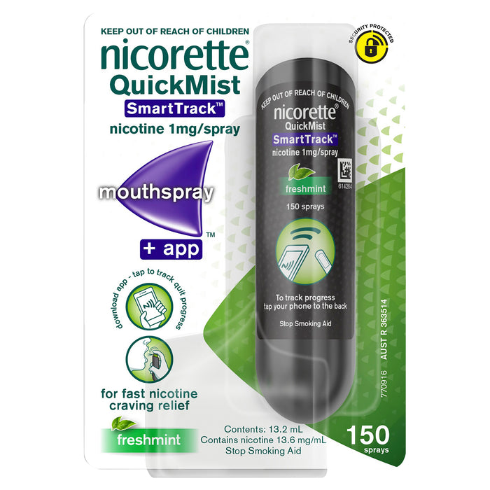 Nicorette Quick Mist Smart Track Freshmint 1x150.