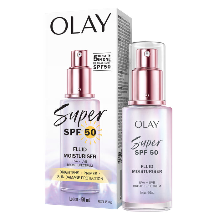 Olay Super SPF 50 Fluid Moisturiser 50ml