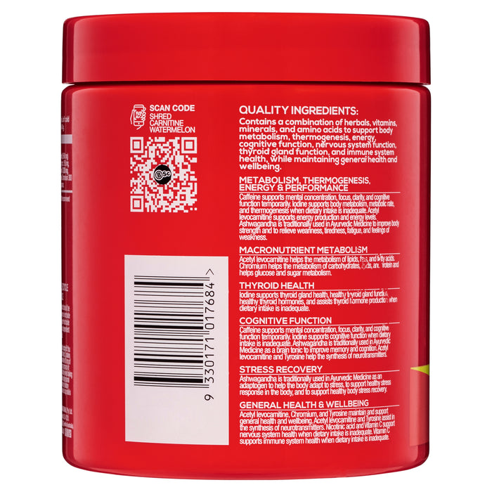 BSC Shred Carnitine Watermelon 300g