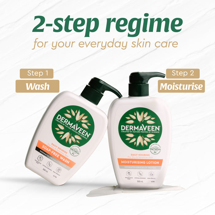 Dermaveen Daily Nourish Moisturising Lotion 500ml.