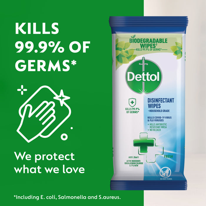 Dettol Disinfectant Wipes Fresh 110 Wipes