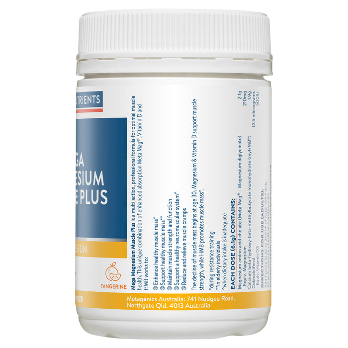 Ethical Nutrients Mega Magnesium Muscle Plus 135g.