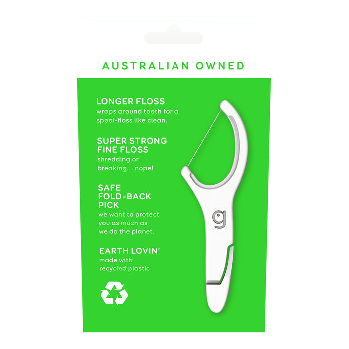 GO2 Dentagenie Clean Flosspyx Minty 100 Super Size 1 Pack