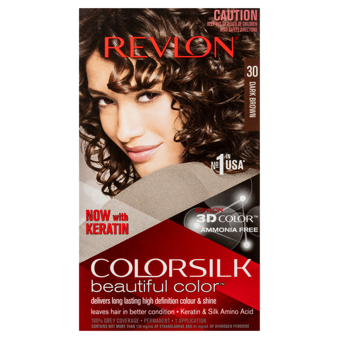 Revlon Colorsilk 30 Dark Brown.