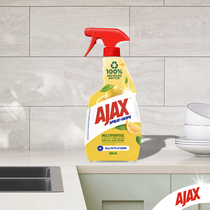 Ajax Spray N Wipe Lemon 500ml