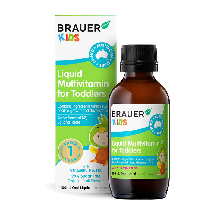 Brauer Baby & Kids Liquid Multivitamin For Toddlers 100ml