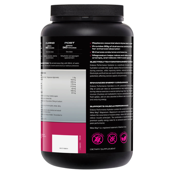 Endura Rehyhdration Performance Fuel Raspberry 2kg