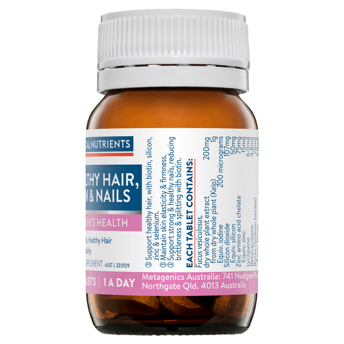 Ethical Nutrients Healthy Hair Skin & Nails 30 Tablets.