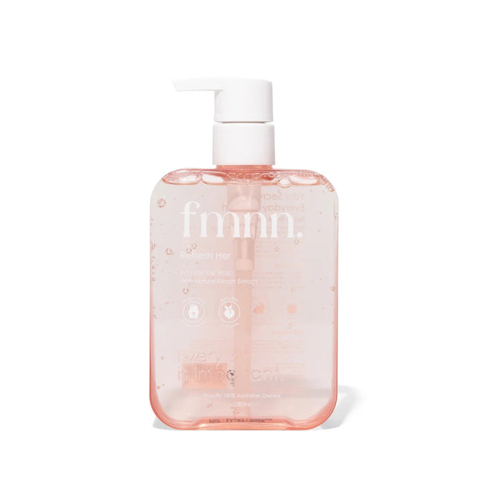 Fmnn Refresh Her Intimate Gel Wash Peach 280ml.