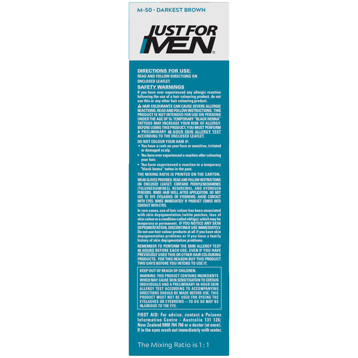 Just For Men Moustache & Beard Darkest Brown