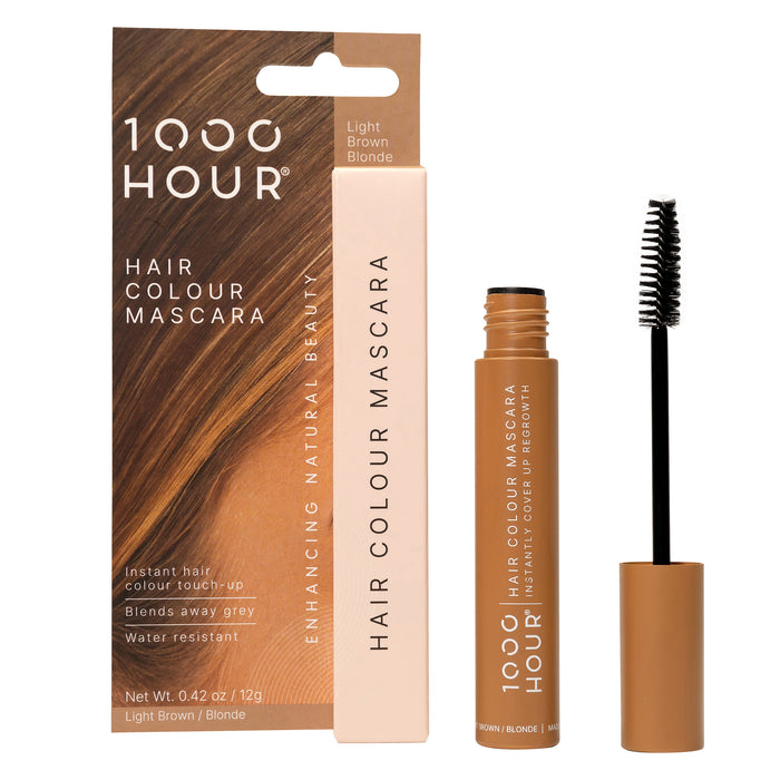 1000 Hour Hair Colour Mascara Light Brown.