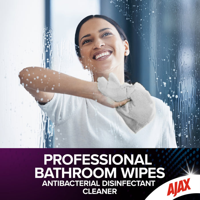 Ajax Bathroom Professional Wipes 90 Pack