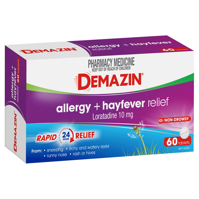 Demazin Allergy + Hayfever 60 Tablets