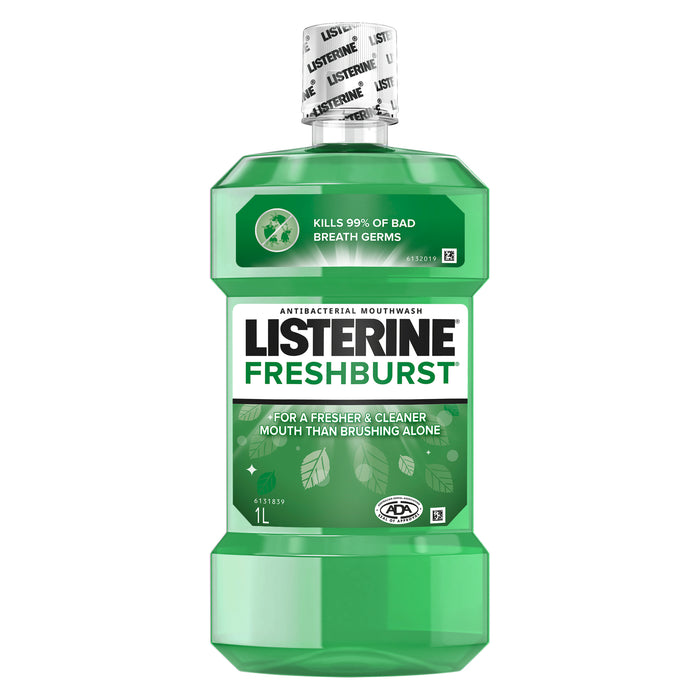 Listerine Mouthwash Fresh Burst 1 Litre.