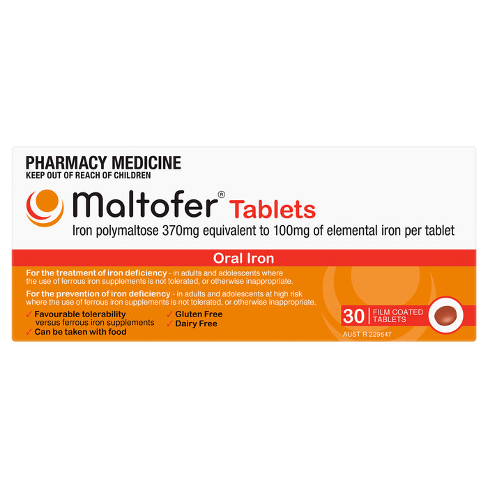 Maltofer 100mg Tablets 30