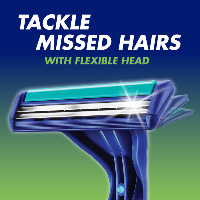 Gillette Blue II Plus Pivot Disposable Razors 5 Pack