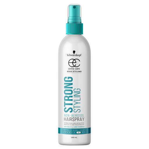 Schwarzkopf Extra Care Non Aerosol Strong Hold Hairspray 200ml.