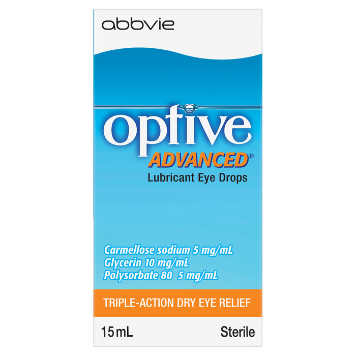 Optive Advanced Eye Drops 15ml