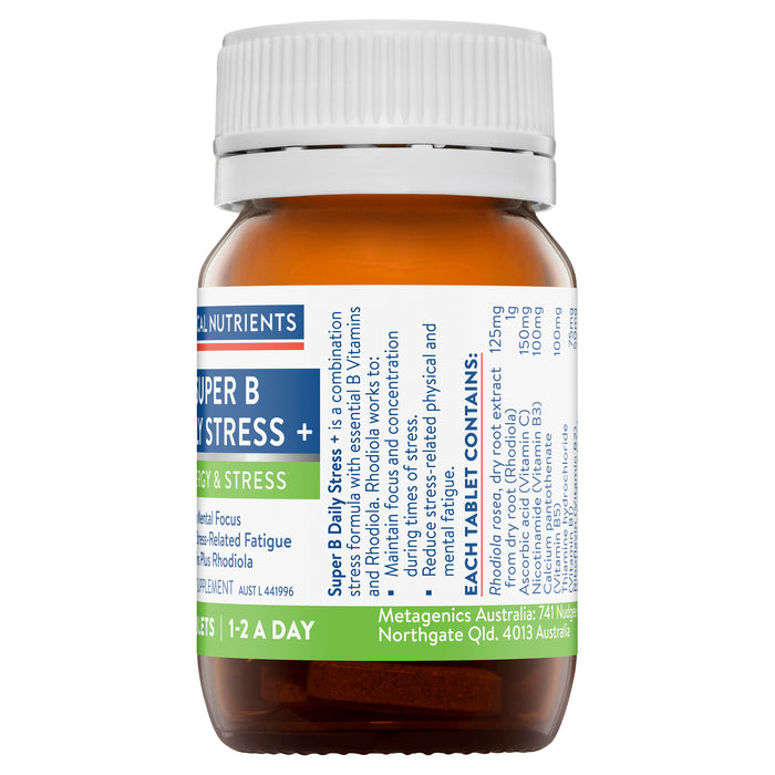 Ethical Nutrients Super B Daily Stress 30 Tablets