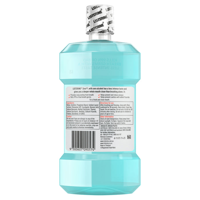 Listerine Mouthwash Zero 500ml.