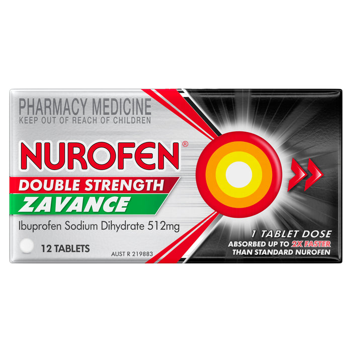 Nurofen Zavance Double Strength 12 Tablets