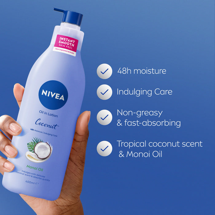 Nivea Oil Infused Lotion Coconut 400ml