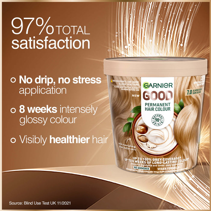 Garnier Good Hair Colour 7.0 Almond Creme Dark Blonde