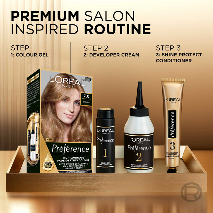 L'Oreal Preference 7 Blonde.