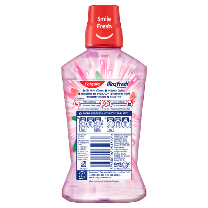 Colgate Max Fresh Mouthwash Watermelon 500ml