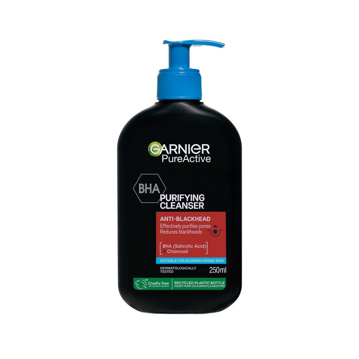 Garnier Skin Active Pure Active Deep Charcoal Cleanser 250ml