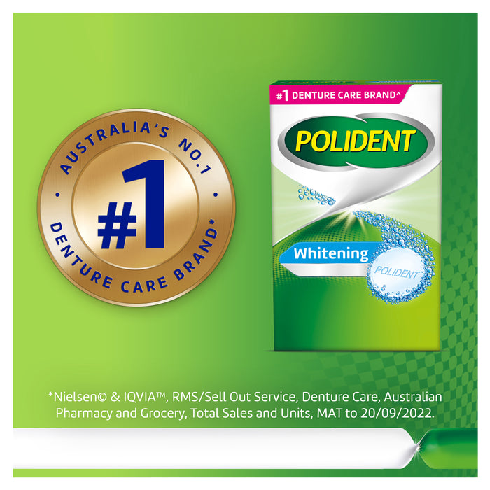 Polident  Denture Cleanser Whitening Tablets 36
