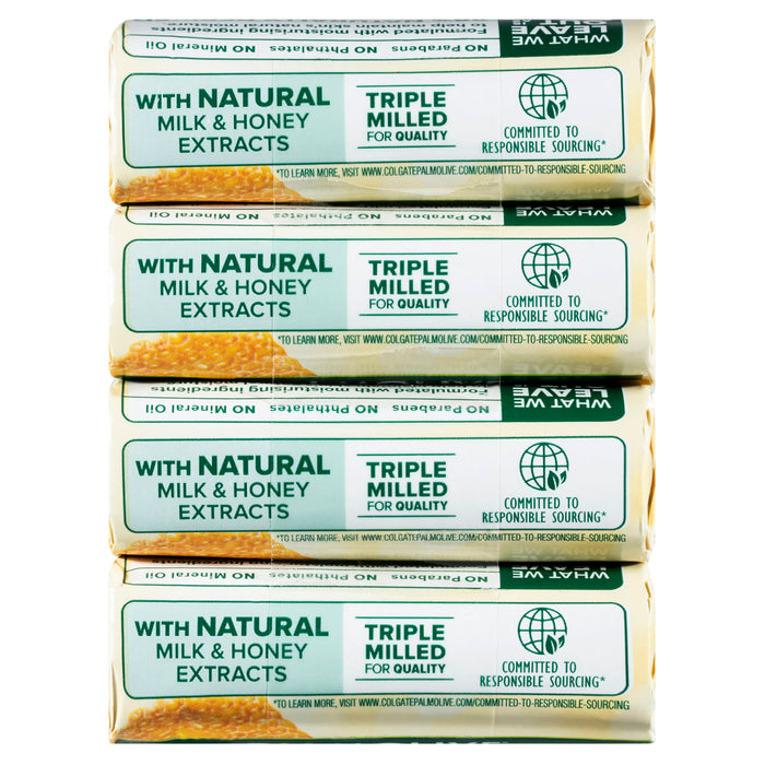 Palmolive Soap Milk & Honey 90g x 4 Pack.