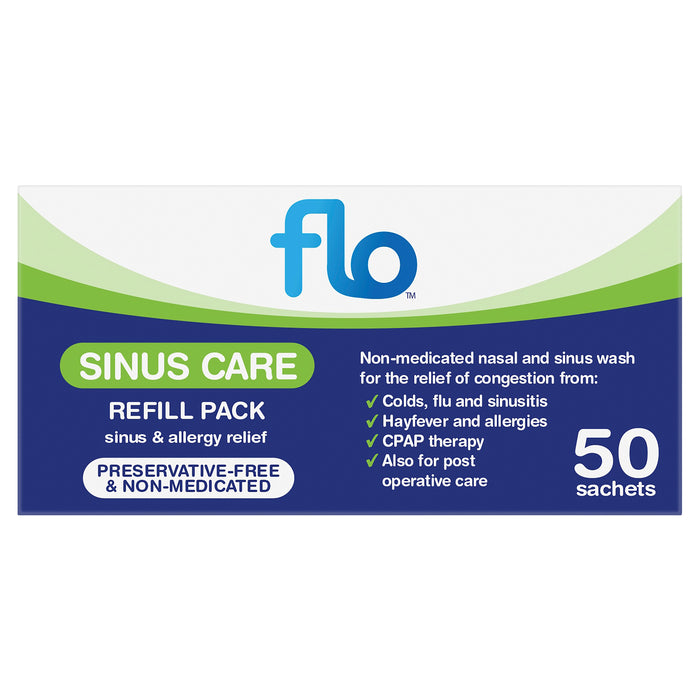 Flo Sinus Care Refill Pack 50 Sachets.