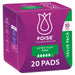 Poise Pads Extra Plus Absorbency 20.