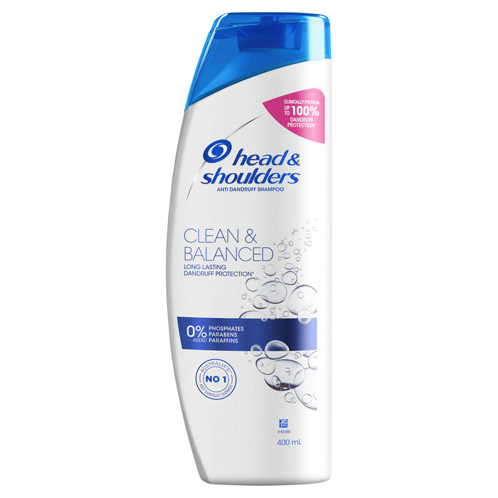 Head&Shoulders Clean & Balanced Shampoo 400ml.