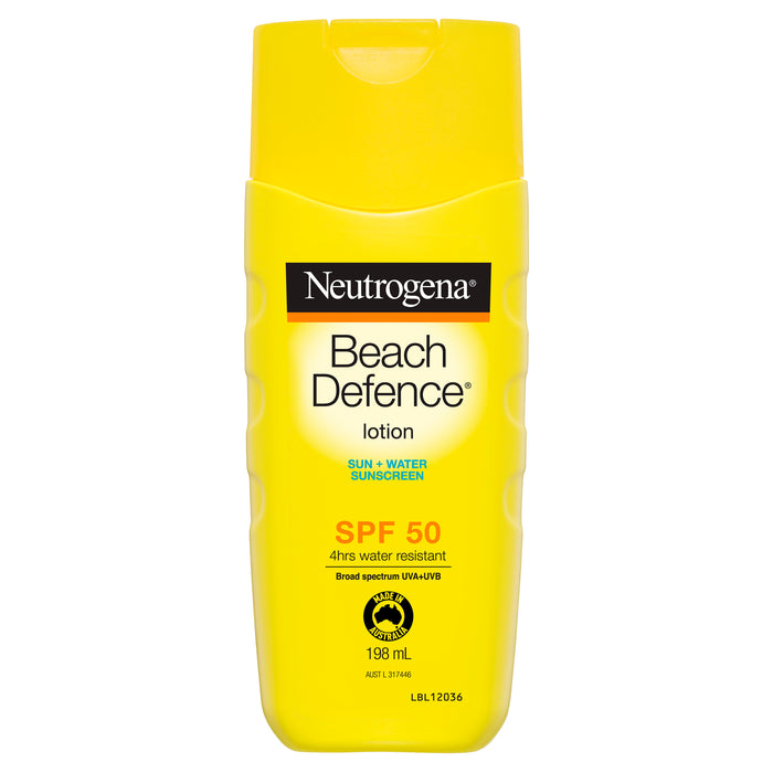 Neutrogena Beach Defence Sunscreen Lotion SPF50 198ml.