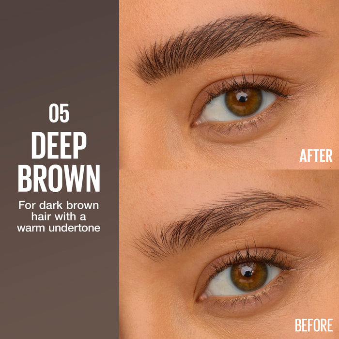 Maybelline Brow Inserts Multiplying Tool Deep Brown (Carded)