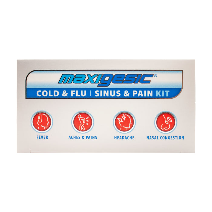 Maxigesic Cold & Flu, Sinus & Pain Kit.