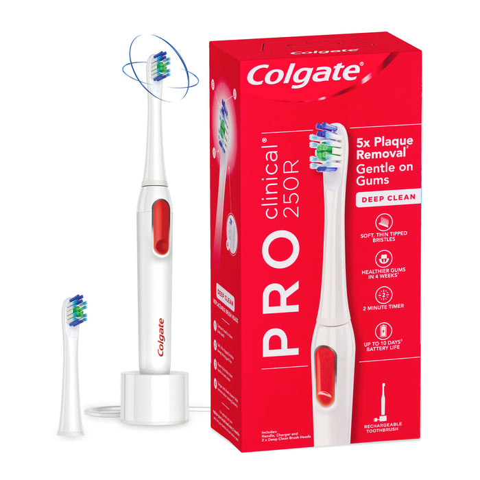 Colgate ProClinical 250R Deep Clean Electric Toothbrush White