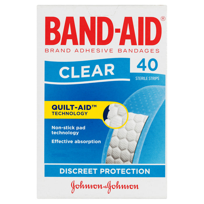 Band-Aid Brand Clear Strips 40.