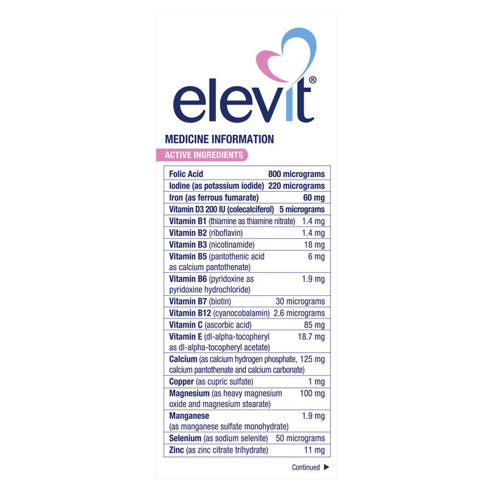 Elevit Tablets 100