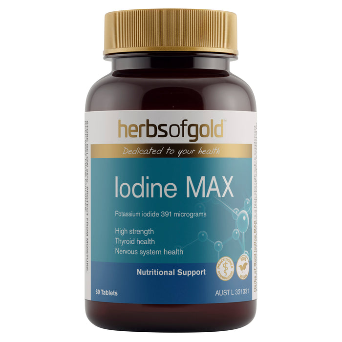 Herbs Of Gold Iodine Max 60 Tablets