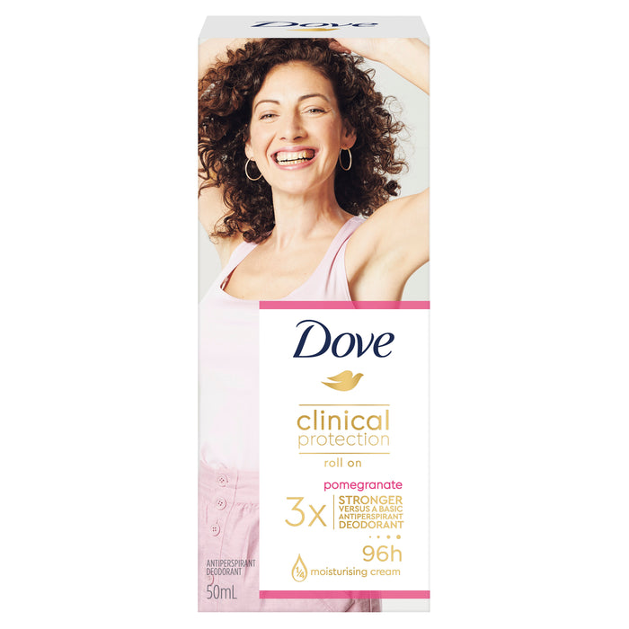 Dove Women Clinical Anti Perspirant Deodorant Roll On Pomegranate 50ml.