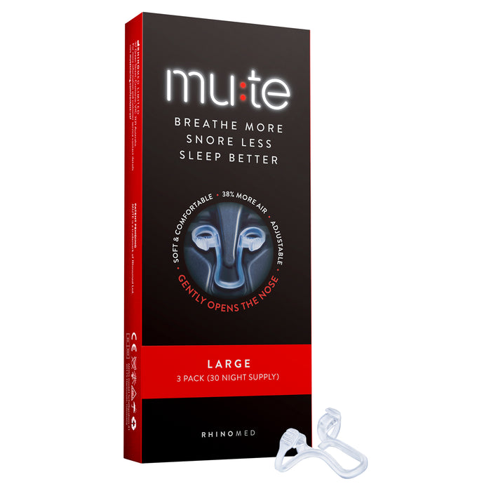 Rhinomed Mute Snoring Device Large X 3 Pack