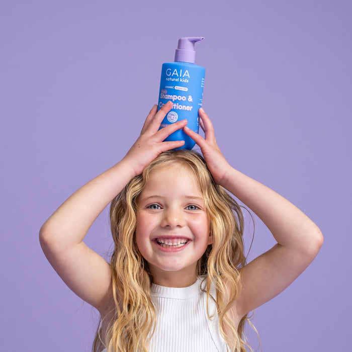 Gaia Natural Kids Organic Argan Shampoo & Conditioner 350ml