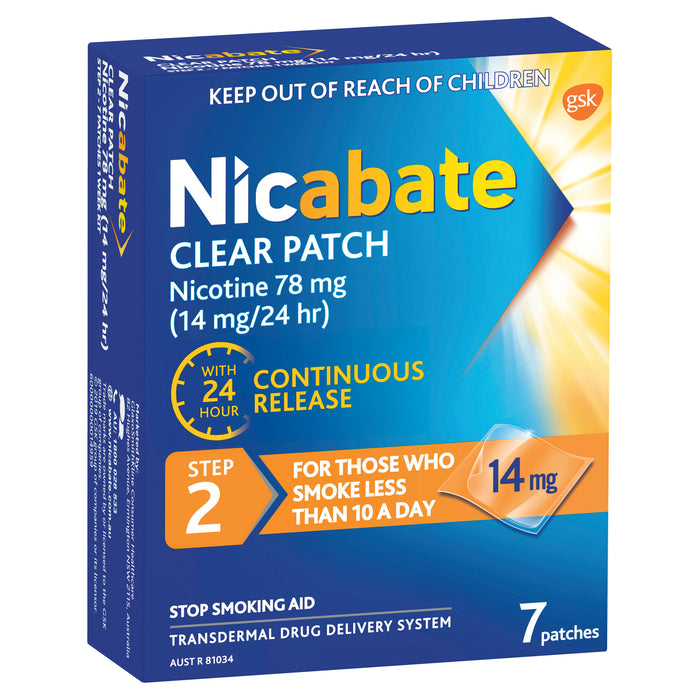 Nicabate Patch Clear 14mg 7.