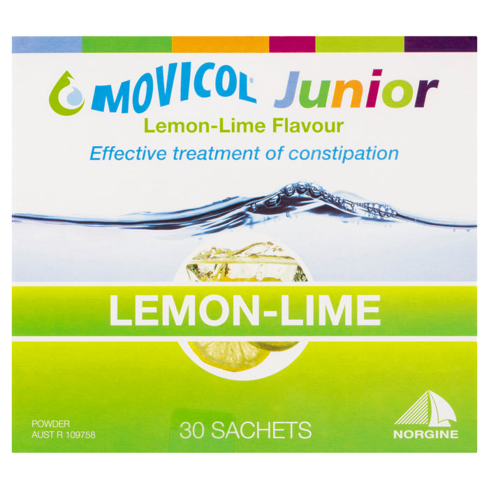 Movicol Sachets Junior Lemon-Lime 30